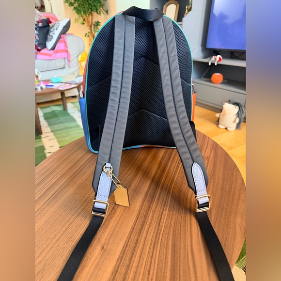 ✨RARE✨ COACH Court Backpack In Colorblock - Picture 7 of 10